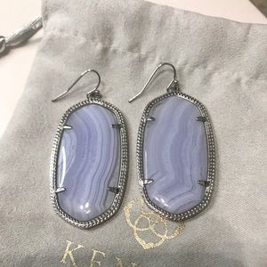 Danielle - Blue Agate/Silver